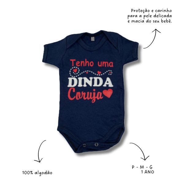 BODY DINDA CORUJA AZUL