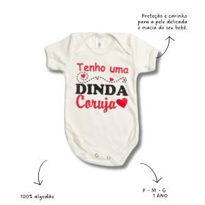 BODY DINDA CORUJA BEGE
