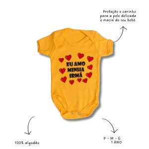 BODY EU AMO MINHA IRMÃ