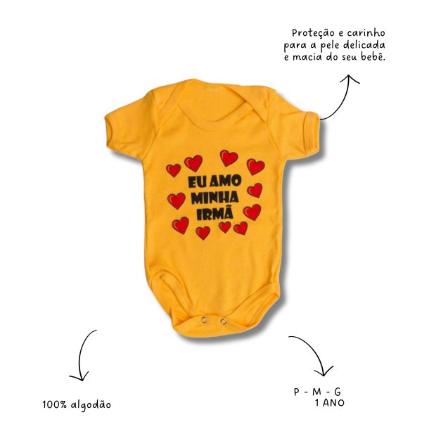 BODY EU AMO MINHA IRMÃ