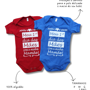 BODY DIA DAS MÃES COROA VARIADOS