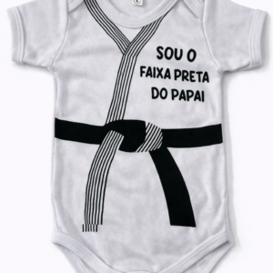 Body Faixa Preta Papai Unissex