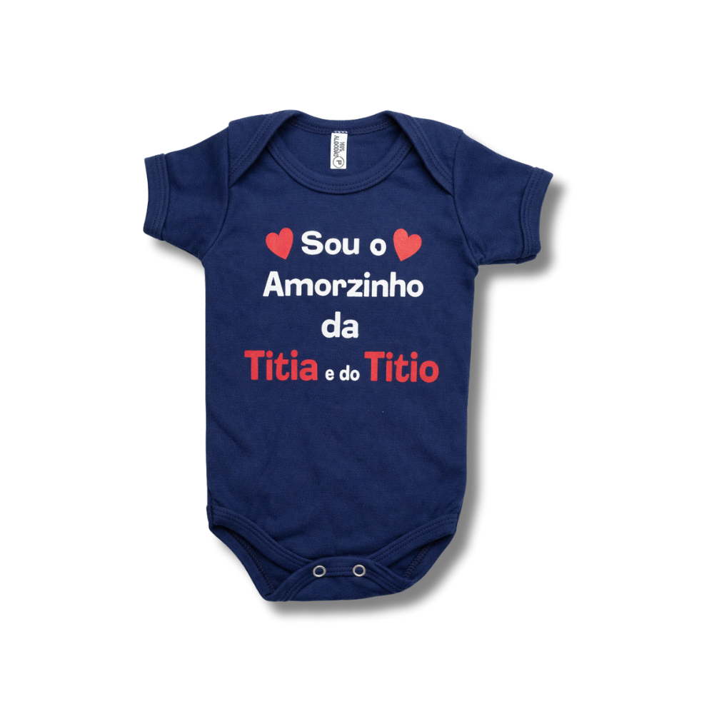 Body Amorzinho da Titia(o) Unissex