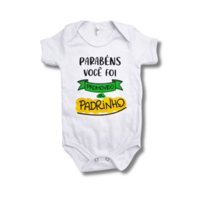 Body Promovido a Padrinho Unissex