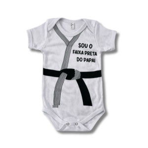 Body Faixa Preta do Papai Unissex