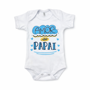 Body Amor do Papai Azul Unissex