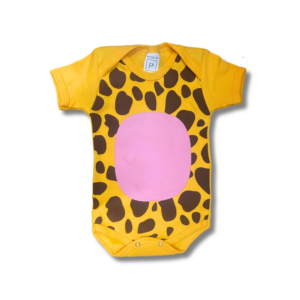 Body Girafa Barriga Rosa