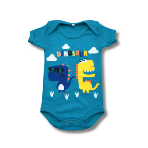 Body Dinossauro Azul