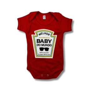 Body Melhor Baby do Mundo Unissex