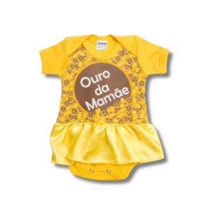 Body Saia Ouro da Mamãe