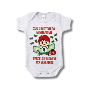 Body Sou o Motivo da Minha Vovó Parcelar Unissex