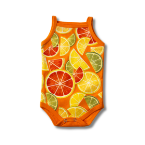 Body Alça Frutinha Laranja