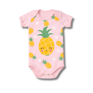 Body Frutinha Abacaxi Rosa