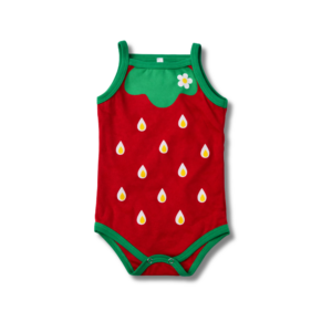 Body Alça Frutinha Morango Semente