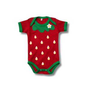 Body Frutinha Morango Semente Unissex
