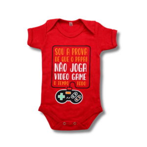 Body Papai não Joga Video Game Unissex