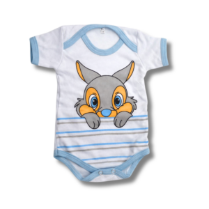 Body Coelho Azul Listra