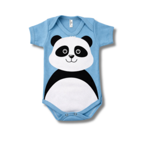Body Panda Rosto Azul