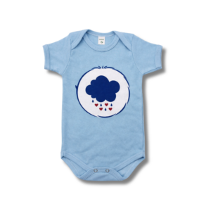 Body Urso Barriga Nuvem Azul