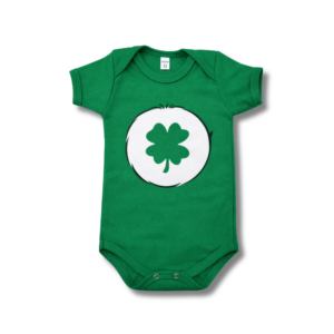 Body Urso Barriga Trevo Verde