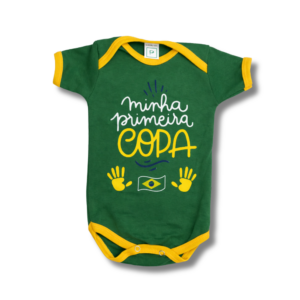 Body Minha Primeira Copa Unissex