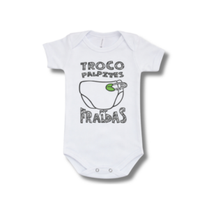 Body Troco Palpites por Fraldas Unissex
