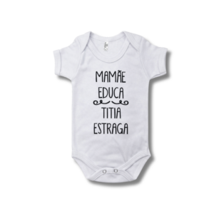 Body Titia Estraga Branco Unissex