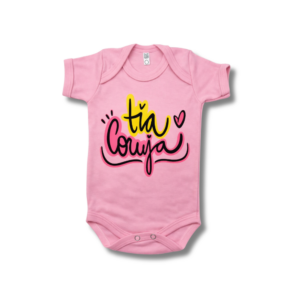 Body Tia Coruja Rosa