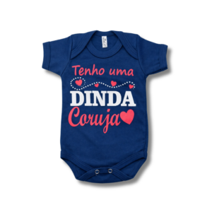 Body Tenho Uma Dinda Coruja Azul