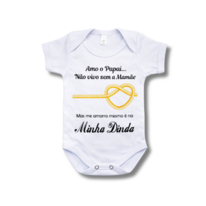 Body Me Amarro na Dinda Branco Unissex