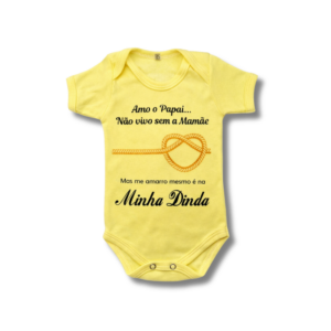 Body Me Amarro na Dinda Amarelo Unissex