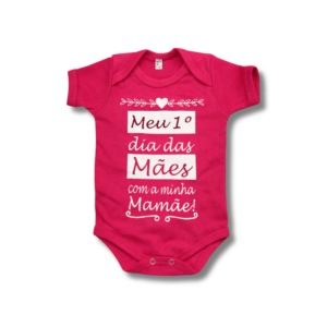 Body Rosa Magenta Dia das Mães