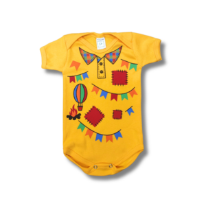 Body Bandeirinha Festa Juninha