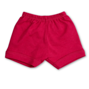 SHORT VERMELHO LISO
