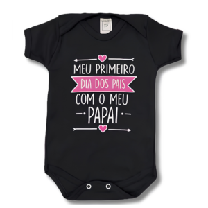 BODY DIA DOS PAIS - SETA ROSA