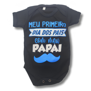 BODY DIA DOS PAIS  - BIGODE AZUL