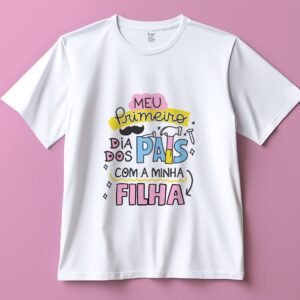 CAMISA DIA DOS PAIS MARTELO ROSA